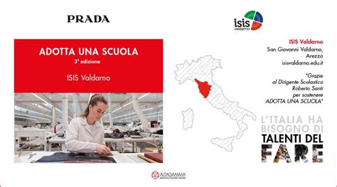 Progetto “Adotta una scuola” di Altagamma: PRADA ha scelto 